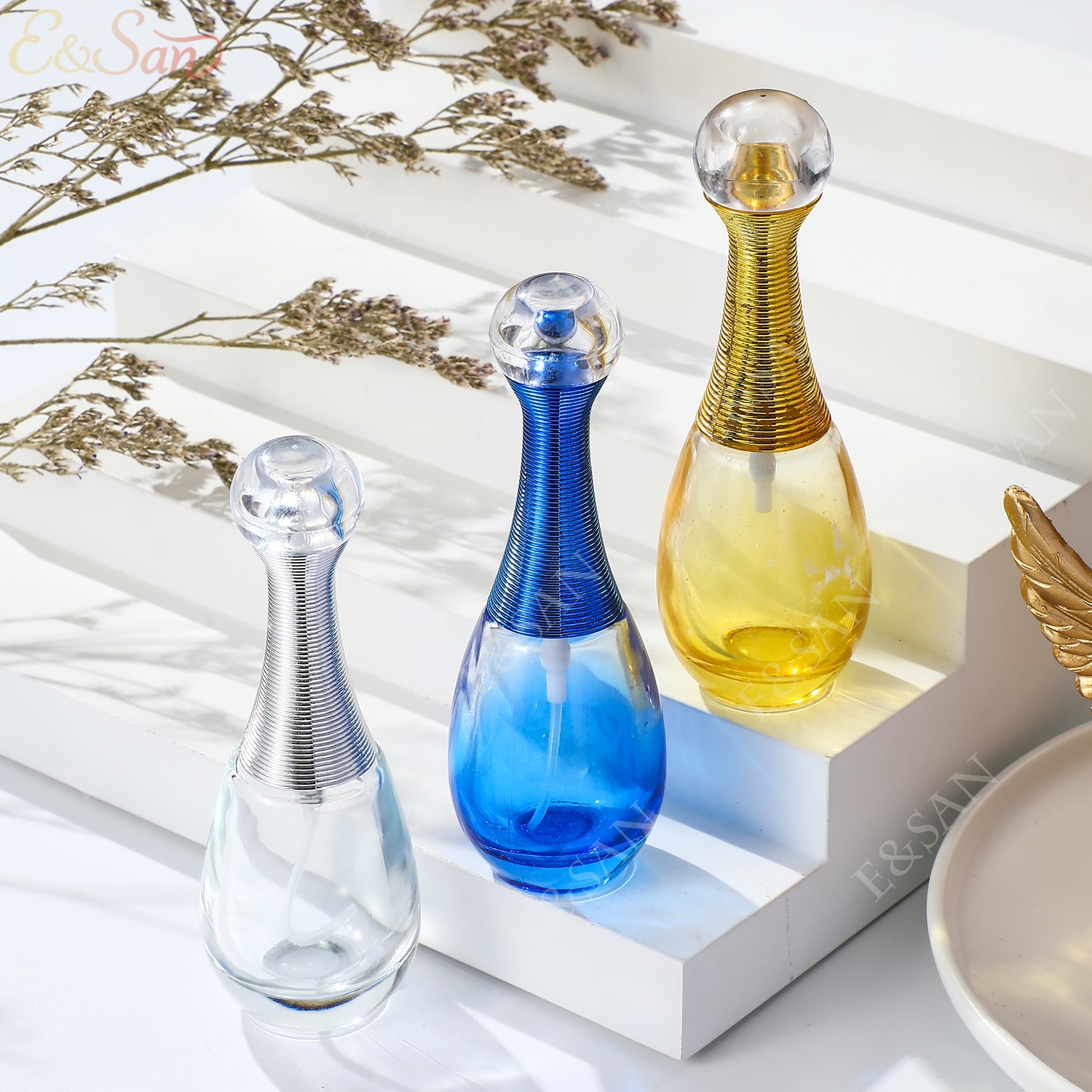 玻璃瓶/香水盖/带塞玻璃瓶/玻璃杯杯子/diy塑料许愿空瓶细节图