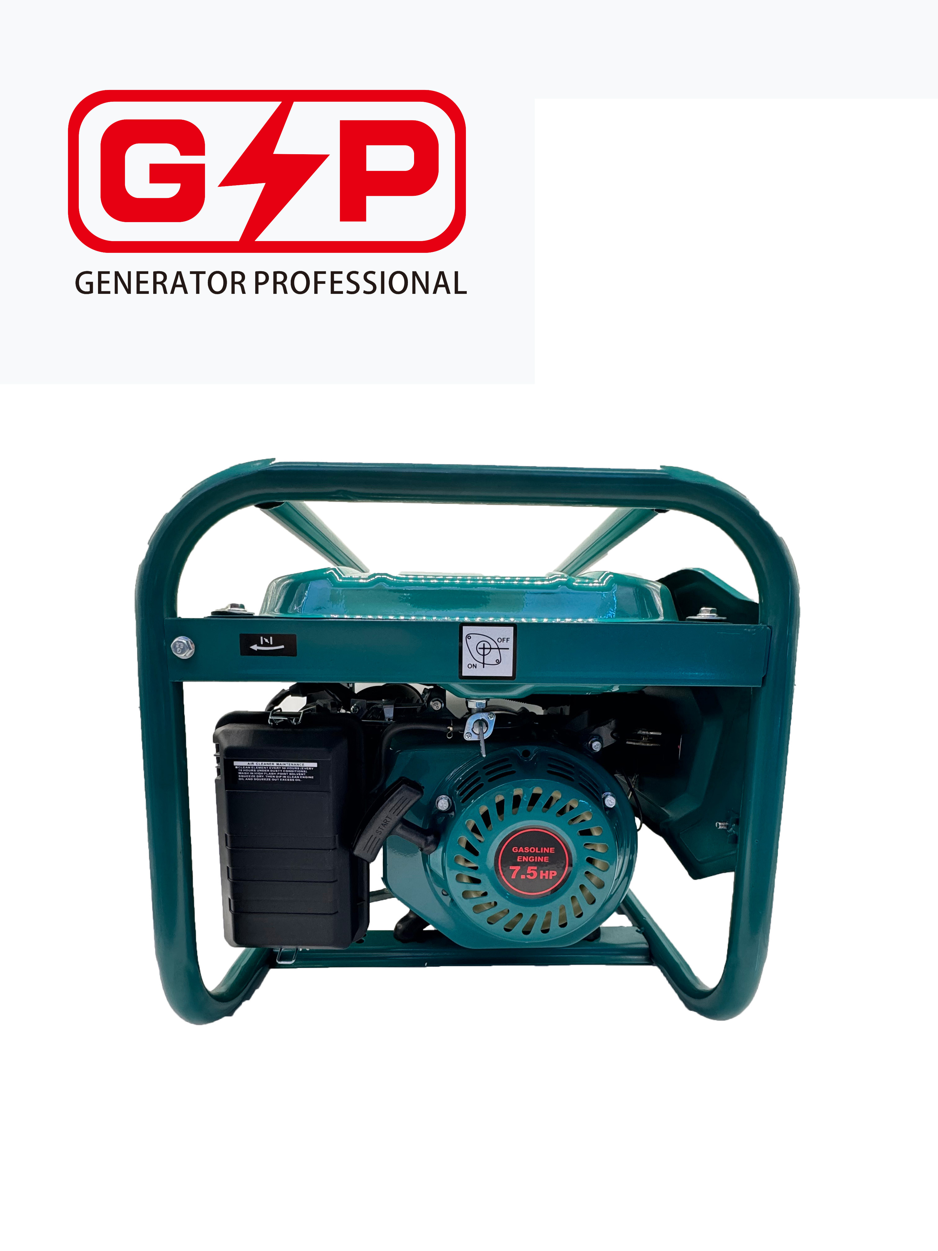 3KW low-power household open-frame Gasoline generator, generator parts details Picture
