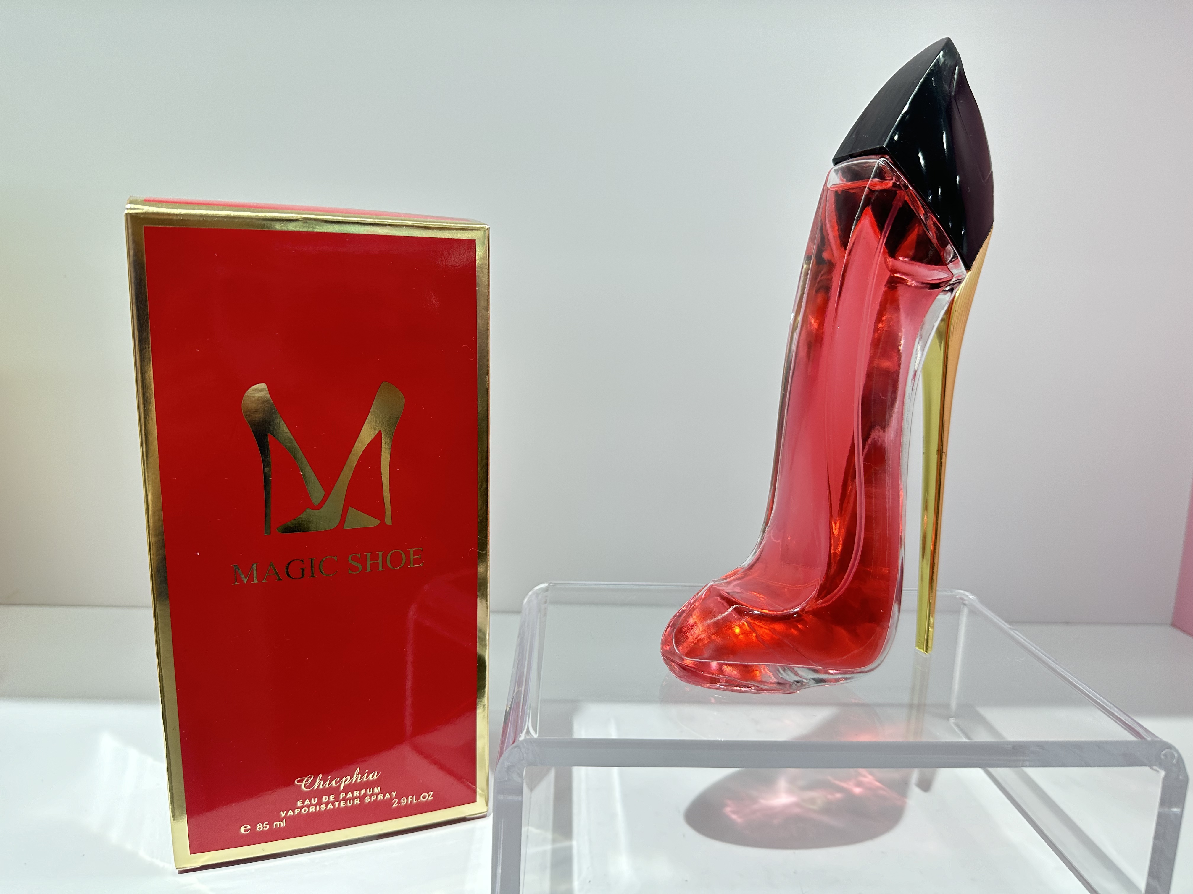跨境爆款红色高跟鞋100ML女士香水MAGIC SHOE工厂直销Perfumes