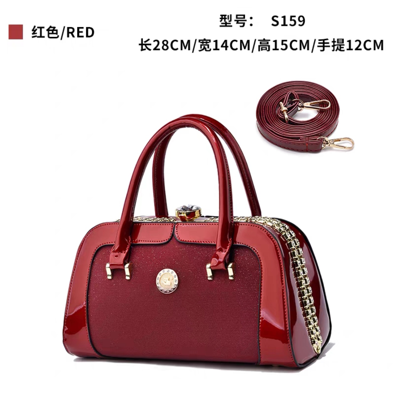 跨境工厂批发新款PU材质女士包袋 简约百搭斜跨包包女 高级感手提Bags 手工精制皮具箱包