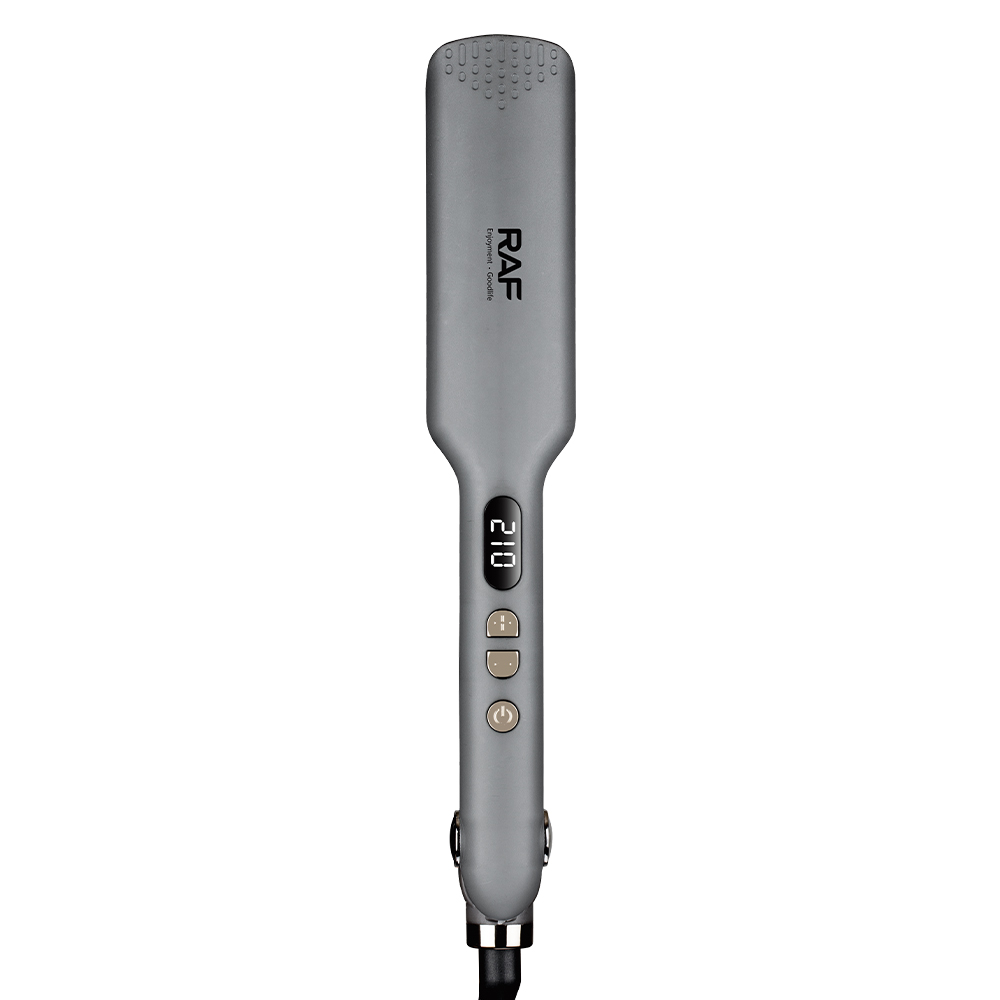 RAF European-standard cross-border temperature-adjustable curling iron, straightener, ceramic plate, dual-purpose dry and wet straight curls, large curls with inward-curved bangs Application Scenario