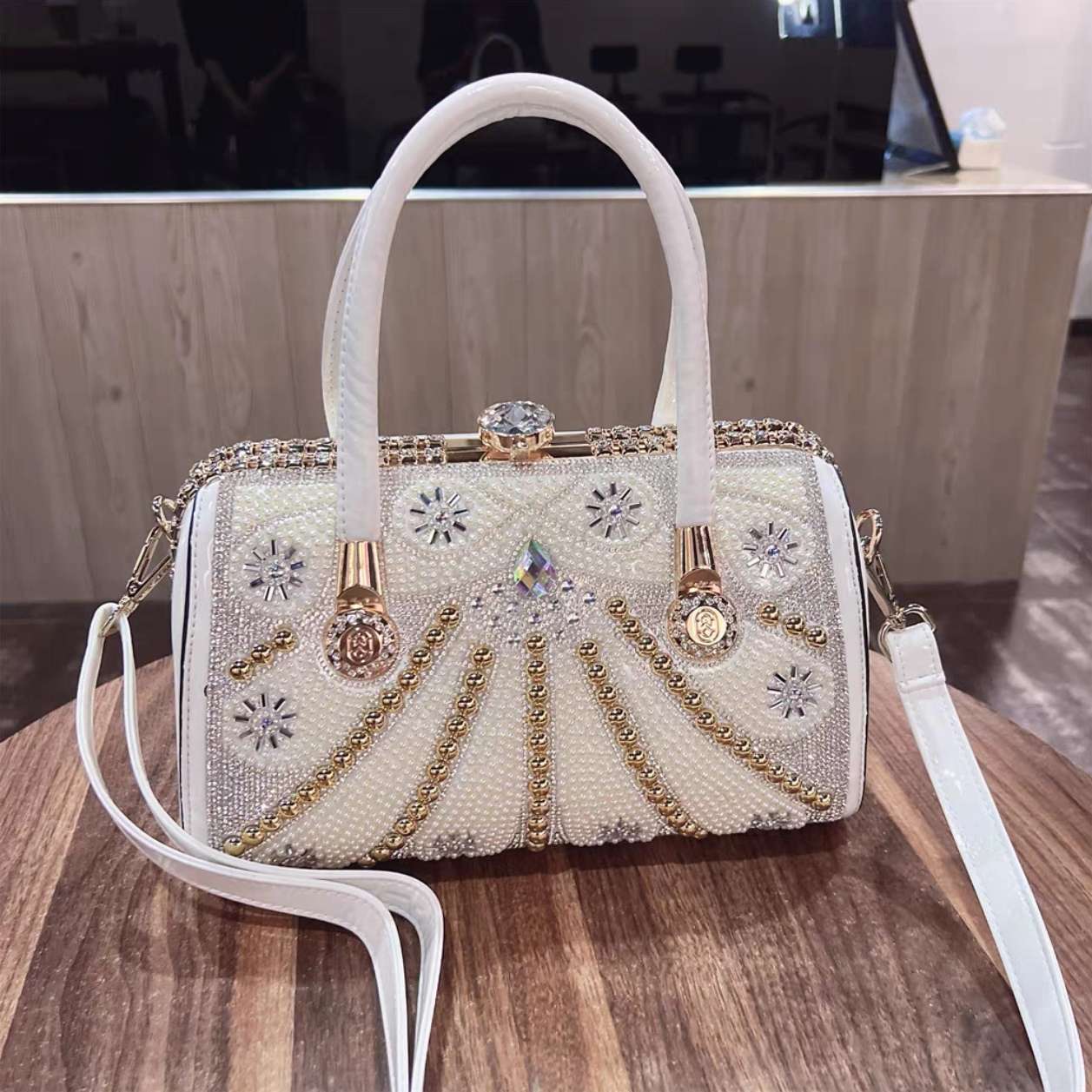 跨进工厂批发新款夹子包 PU材质女士夹子包 箱包皮具精选 女包时尚百搭 斜跨手提两用Bags 手袋包包女款新潮流