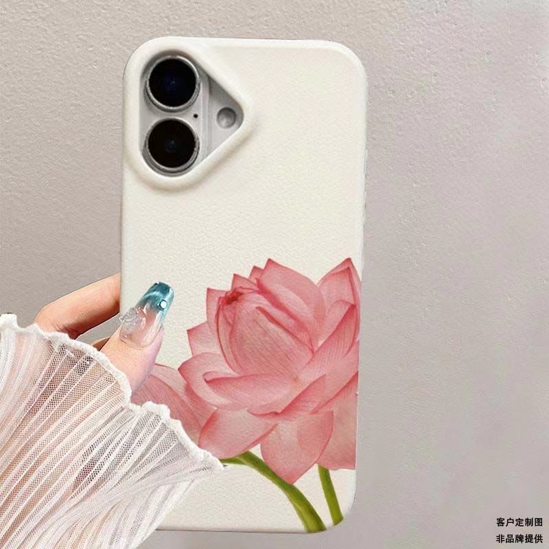 The new opporeno5 phone case, "Lotus Girl" with a Chinese national trend style, is suitable for reno3 details Picture