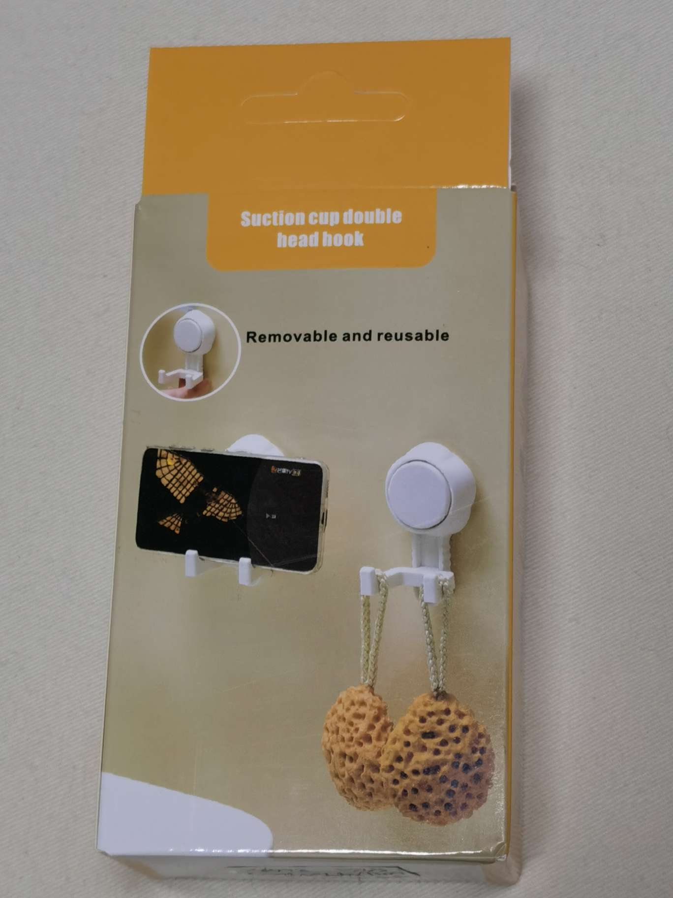 Suction cup hook, no-drilling bathroom door, seamless vacuum adhesive hook, kitchen strong load-bearing towel adhesive hook, hook adhesive hook, no-drilling hook, seamless nail details Picture