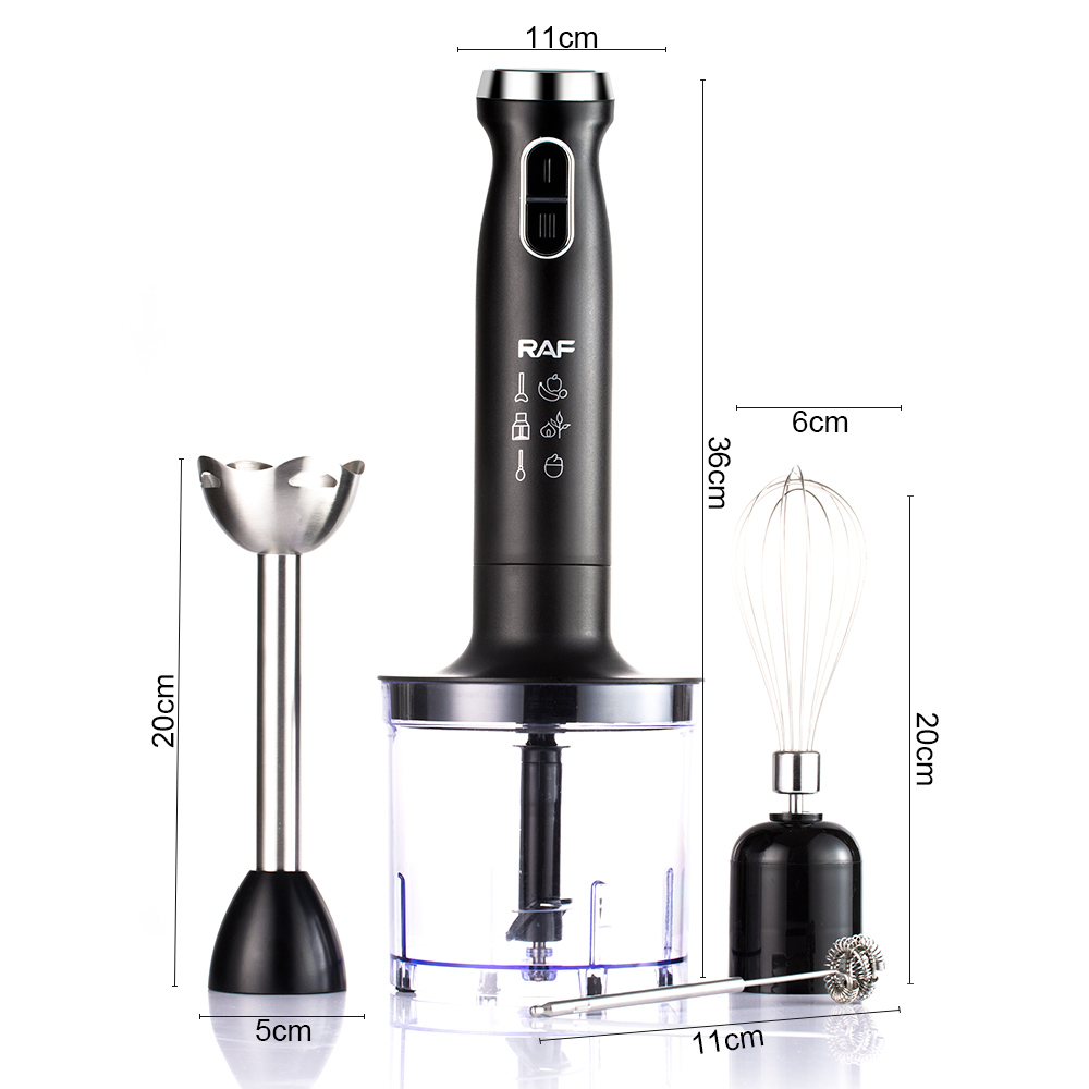 RAF European-style food processor 5-in-1 set, handheld egg beater, food processor, meat grinder and blender combination Application Scenario