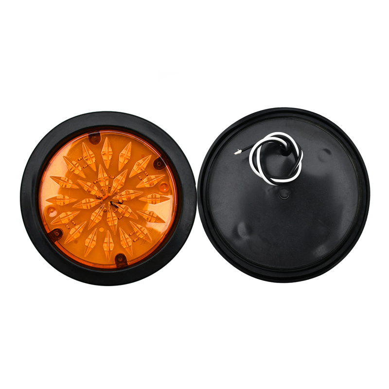 24V general truck taillights, CIMC Diamond single-lamp truck taillights, truck taillight signal lights Factory direct sales Specification drawing