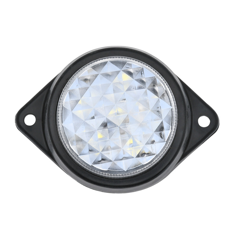 General 24VLED circular exterior top light, height indicator light, electronic side light, truck side light, truck side light factory direct sales Specification drawing