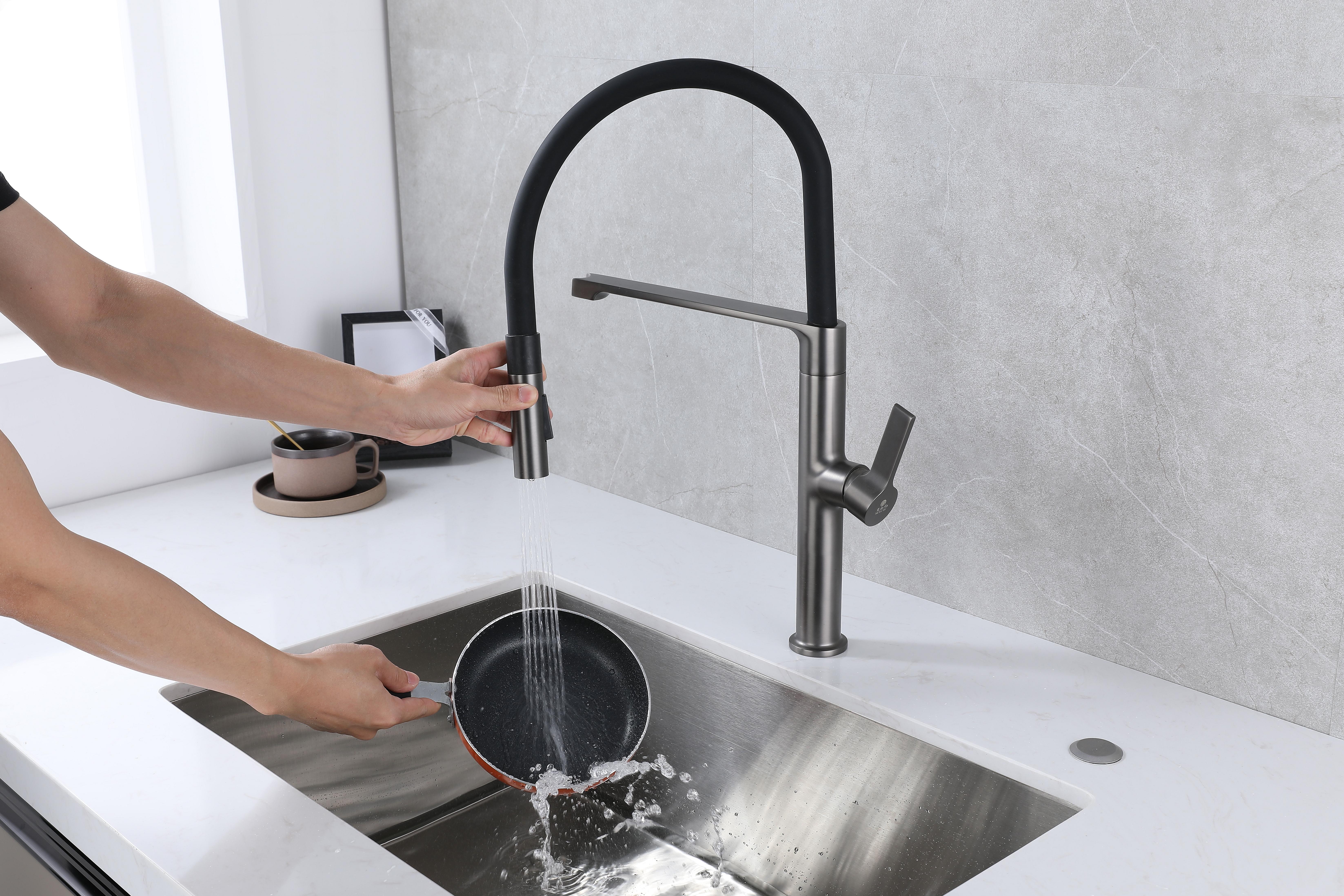RAN brand, V70 model, kitchen faucet, imported valve core, electroplated + baked paint, highly efficient water-saving, healthy and environmentally friendly, selected main materials Item Picture