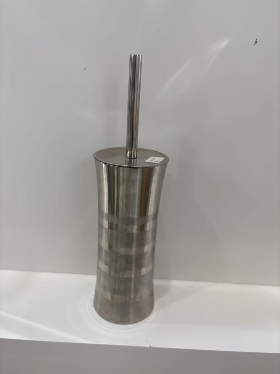 Hotel bathroom stainless steel waist toilet brush, household cleaning brush, toilet brush