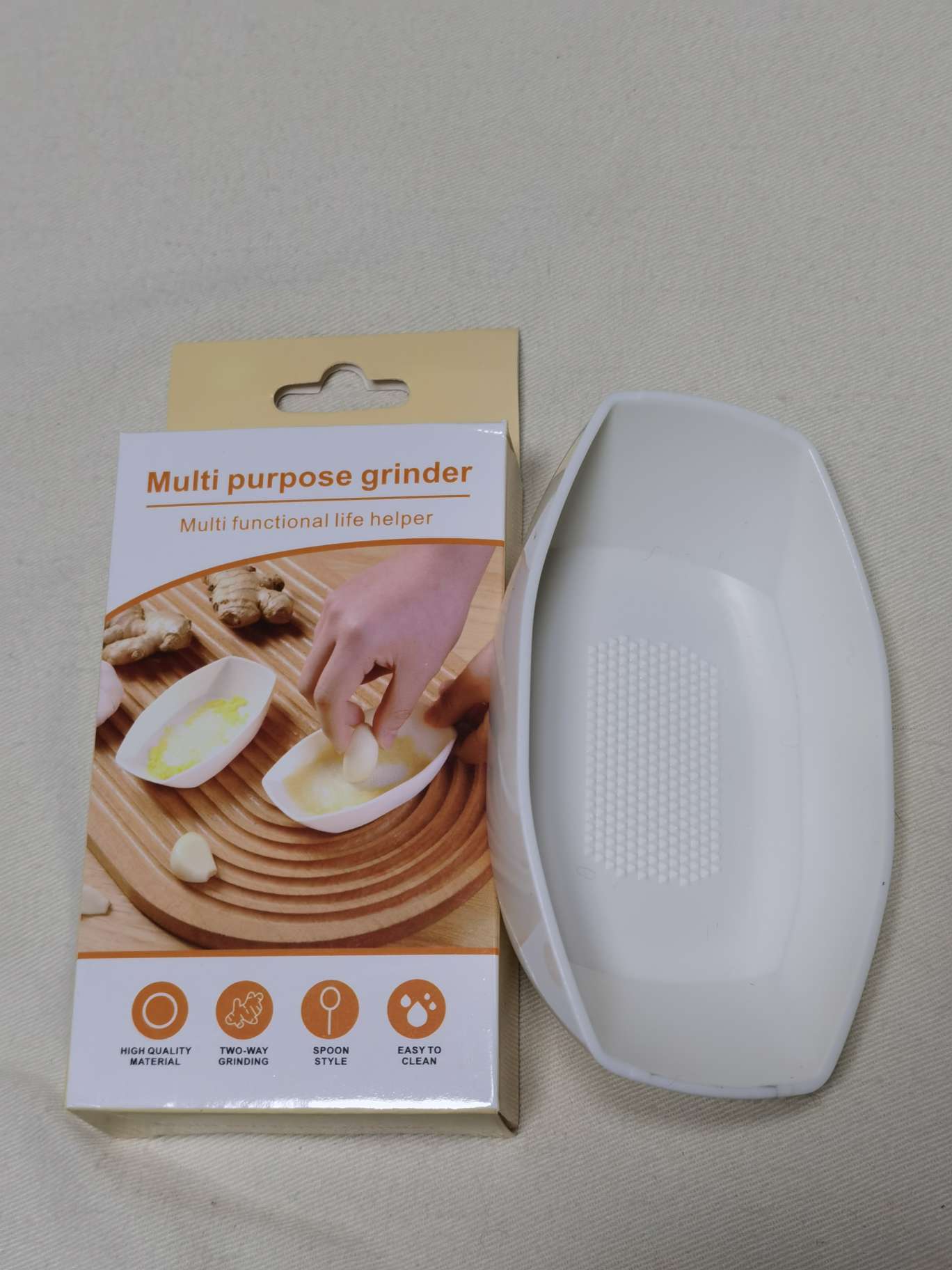 Kitchen multi-functional manual ginger paste grinder, garlic paste grinder, scallion and ginger paste grinder, best-selling garlic paste machine, stone garlic mashing machine, garlic puree pressing Item Picture