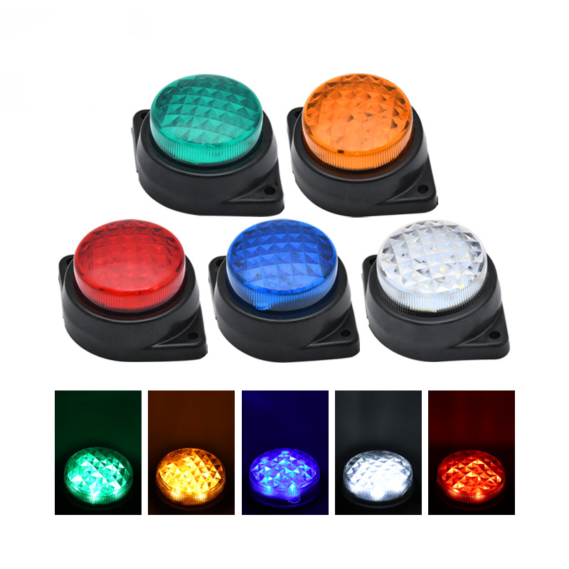 General 24VLED circular exterior top light, height indicator light, electronic side light, truck side light, truck side light factory direct sales full figure