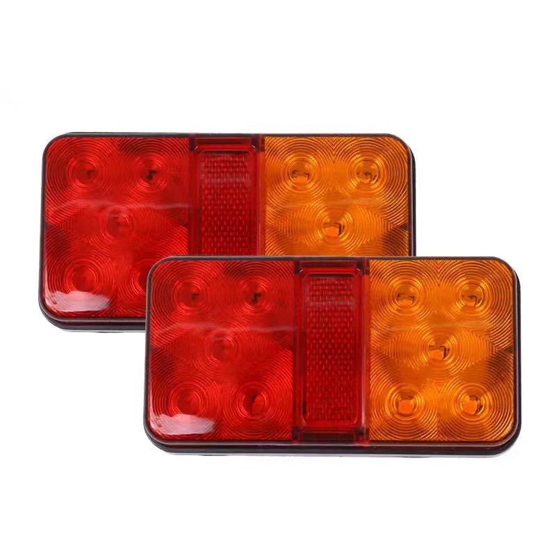 Applicable to general LED dual-color truck taillights, trailer width indicator lights, truck taillights, and trailer side lights, 12V-80V Specification drawing