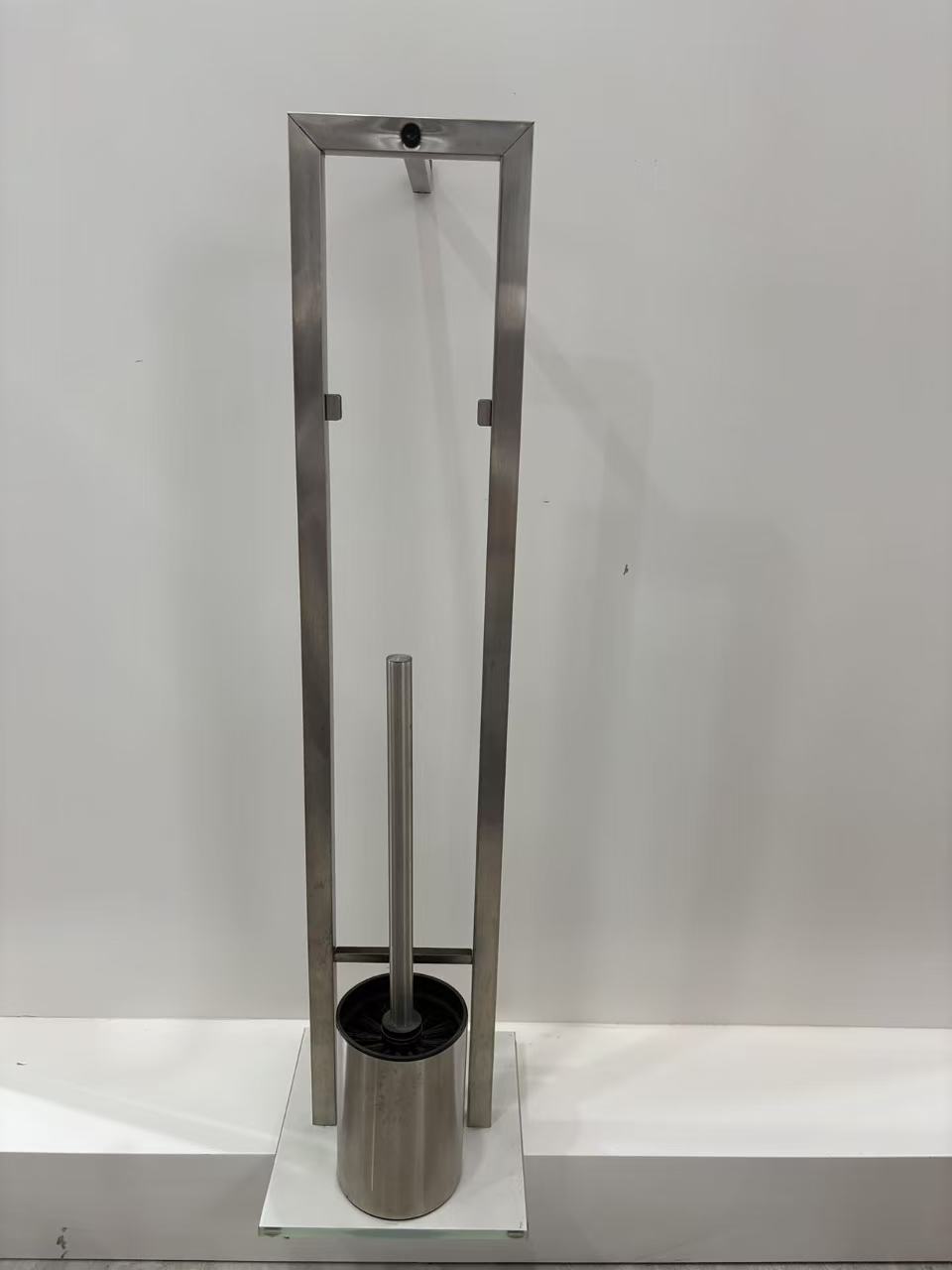 20 stainless steel nail-free toilet paper holder, bathroom anti-odor floor-standing tissue holder, hotel bathroom toilet paper roll holder, toilet paper holder