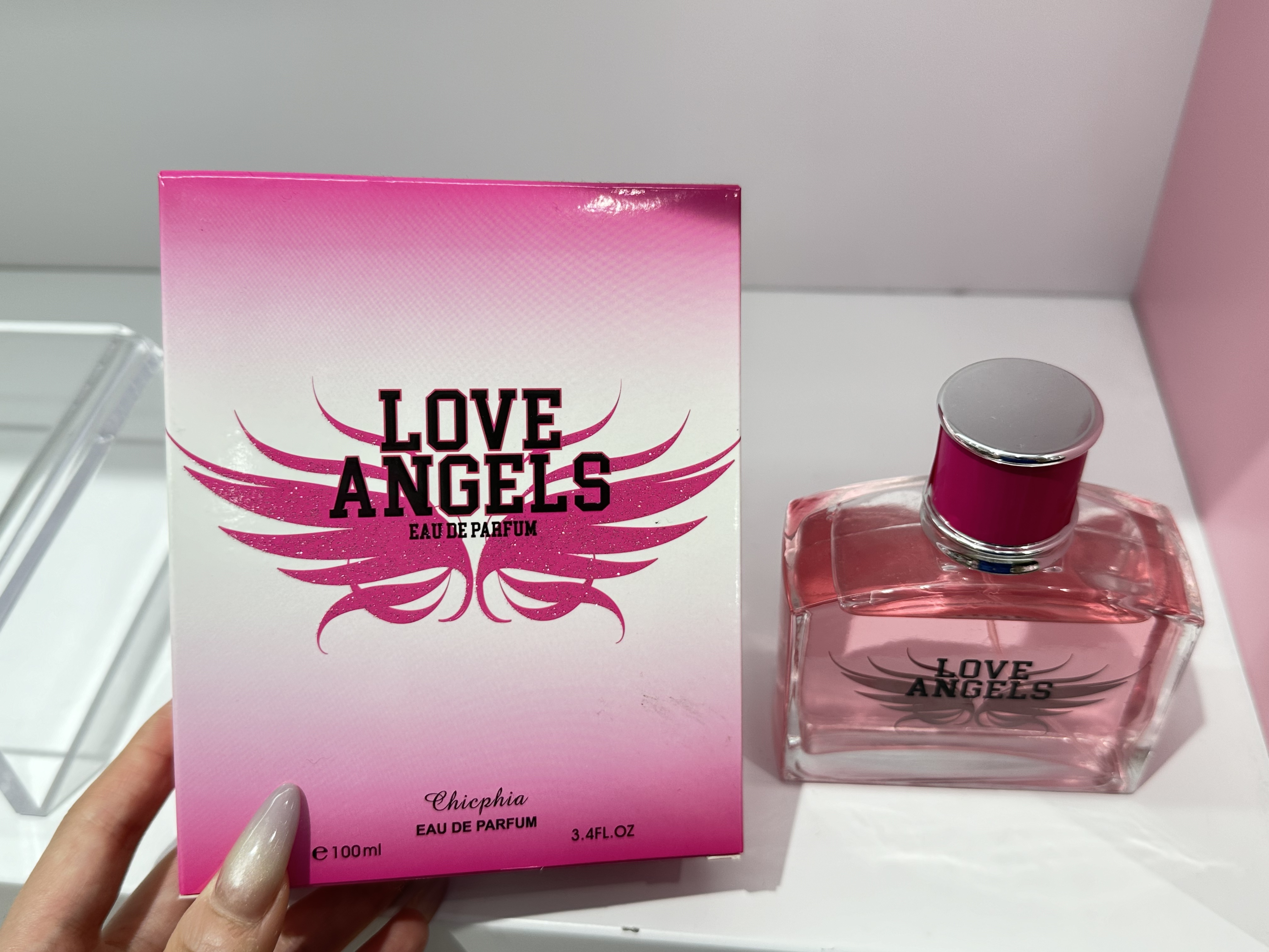 Cross-border bestseller Women's Perfume 100ML Floral and fruity Fragrance Perfume, LOVE ANGELS Factory Direct Sales Perfumes Specification image