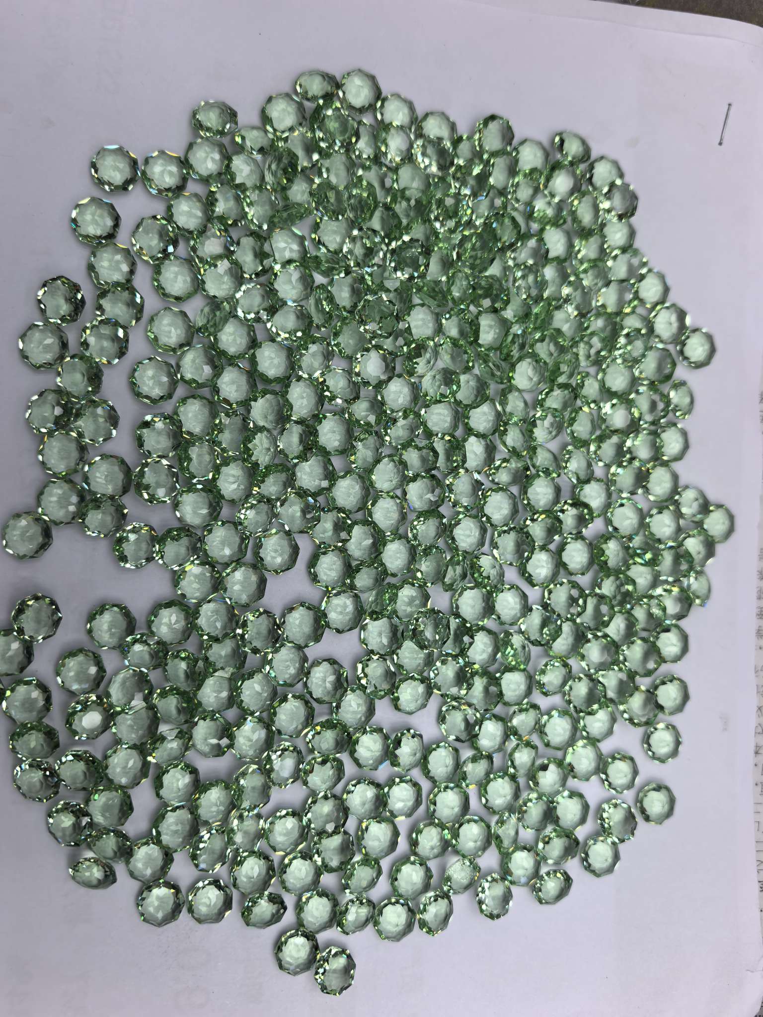 锦利水晶清凉一夏系列透明粉红8八卦040