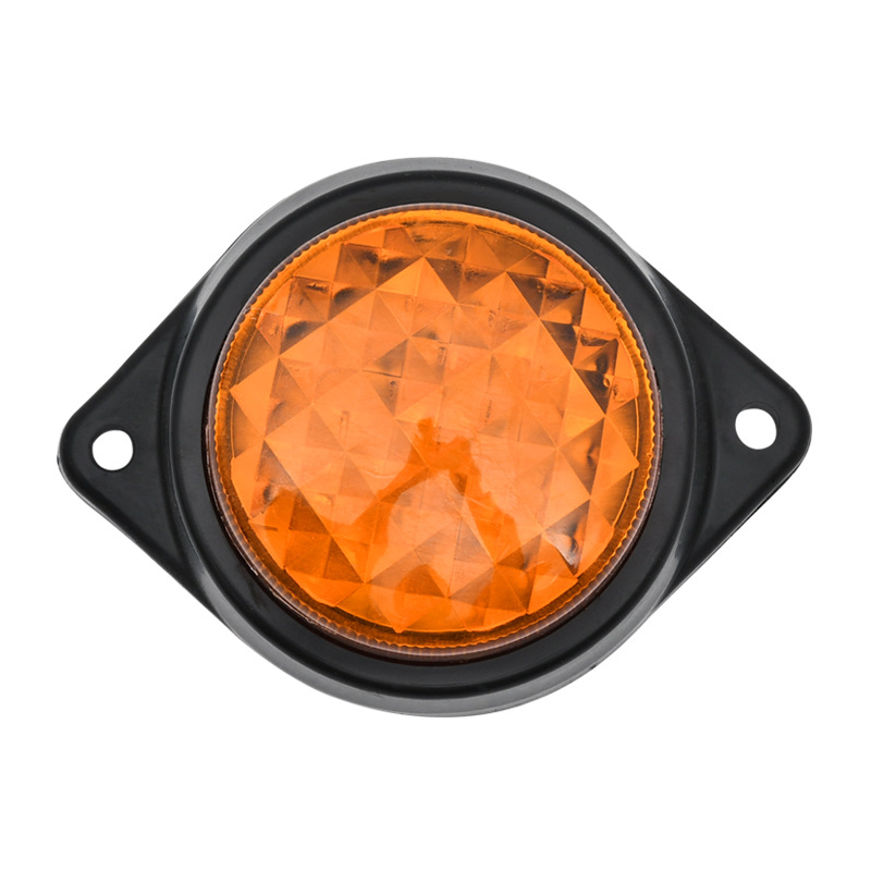 General 24VLED circular exterior top light, height indicator light, electronic side light, truck side light, truck side light factory direct sales Item Picture