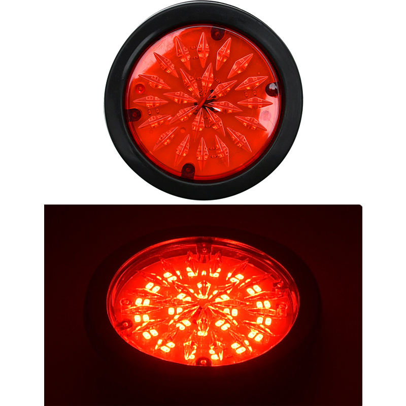 24V general truck taillights, CIMC Diamond single-lamp truck taillights, truck taillight signal lights Factory direct sales Application Scenario