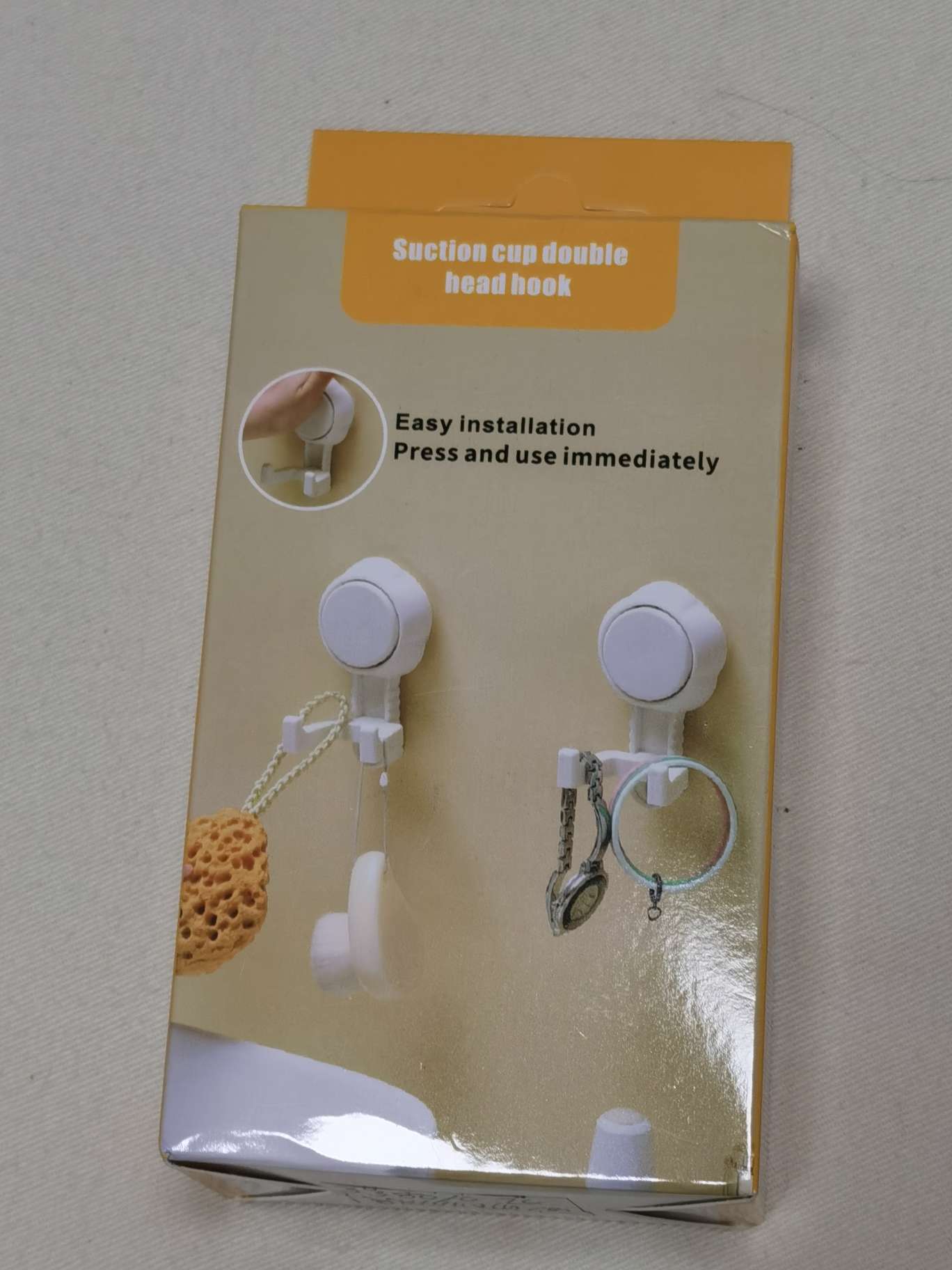 Suction cup hook, no-drilling bathroom door, seamless vacuum adhesive hook, kitchen strong load-bearing towel adhesive hook, hook adhesive hook, no-drilling hook, seamless nail Specification drawing