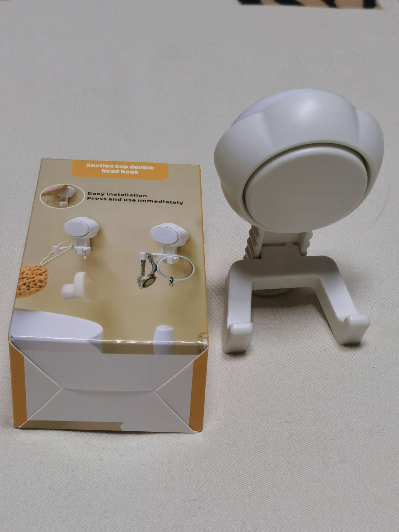 Suction cup hook, no-drilling bathroom door, seamless vacuum adhesive hook, kitchen strong load-bearing towel adhesive hook, hook adhesive hook, no-drilling hook, seamless nail undefined