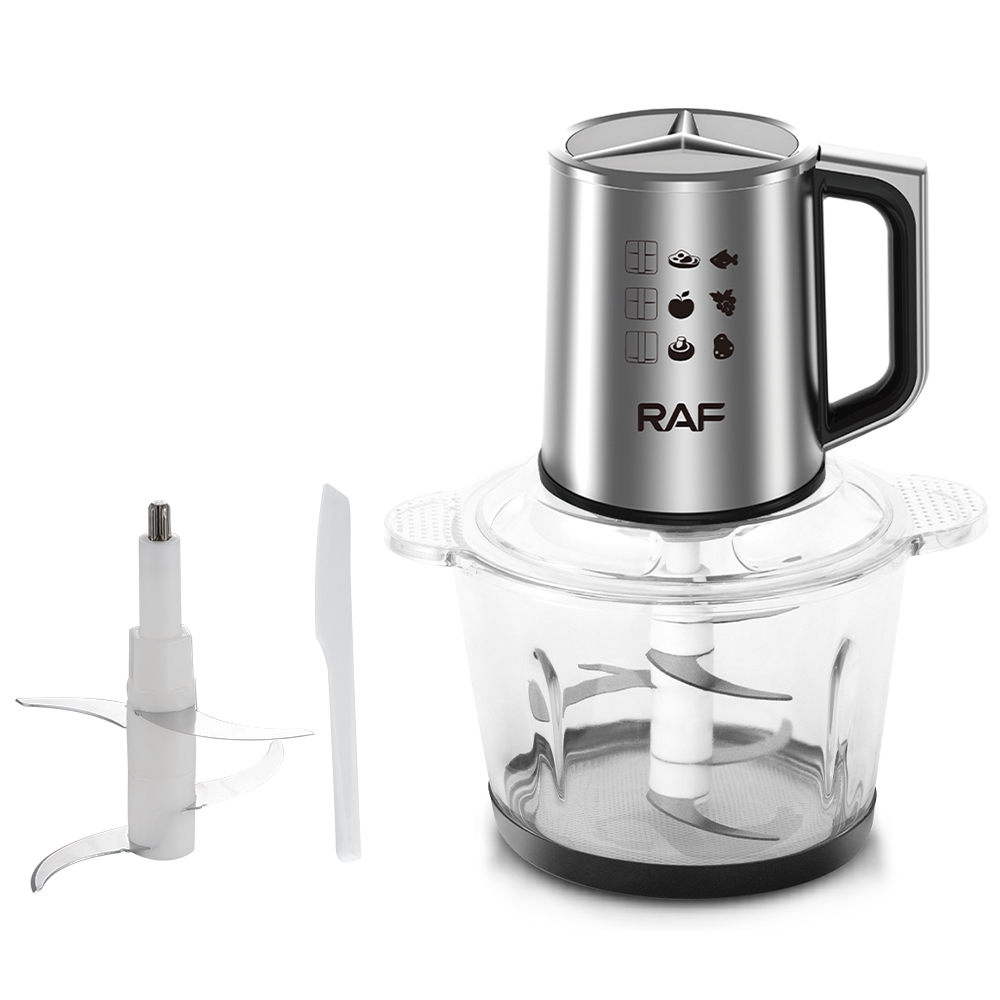 RAF European standard cross-border 3L low-noise household electric meat grinder, large-capacity mincing machine, garlic mincing machine, meat mincing machine Item Picture