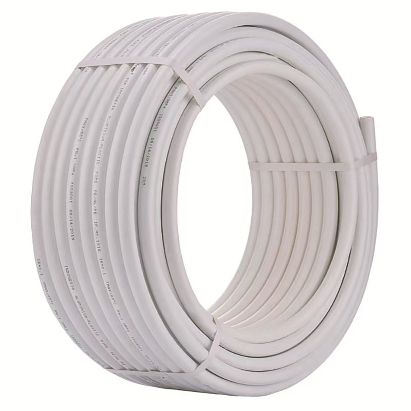 铝塑管  铝塑复合管  热水管  太阳能水管  保温管  防冻管  上水管  暖气水管   弯曲铝塑管  防晒铝塑管白底实物图