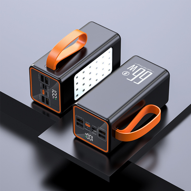 Cross-Border 100W Super Fast Charging Power Bank, Super Large Capacity, 50,000 Mah, 160,000, 100,000 Mah Outdoor Camping Power Bank, Mobile Power Bank details Picture
