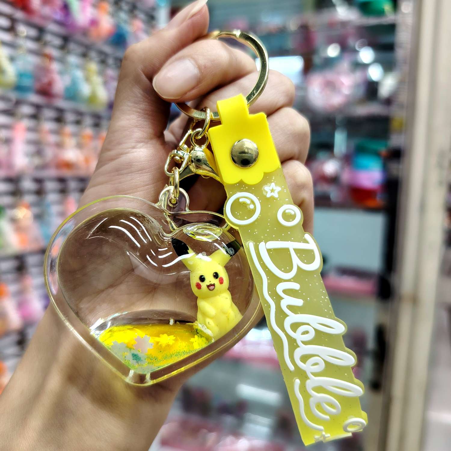 亚克力流沙瓶入油钥匙扣礼品批发书包挂件公仔可爱1流沙挂饰钥匙链详情1