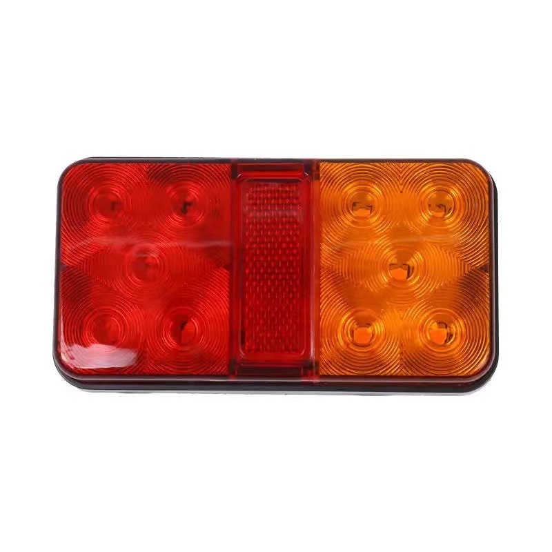 Applicable to general LED dual-color truck taillights, trailer width indicator lights, truck taillights, and trailer side lights, 12V-80V Item Picture