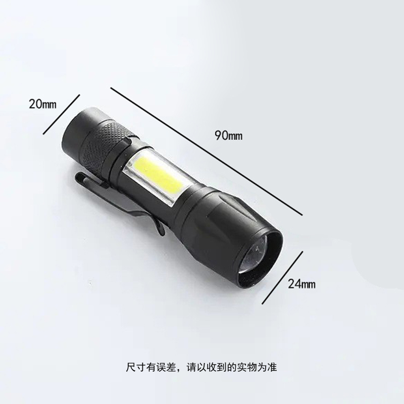 513 Telescopic focusing Flashlight, USB charging aluminum alloy flashlight, Mini Flashlight, Portable white Light Mini flashlight Application Scenario