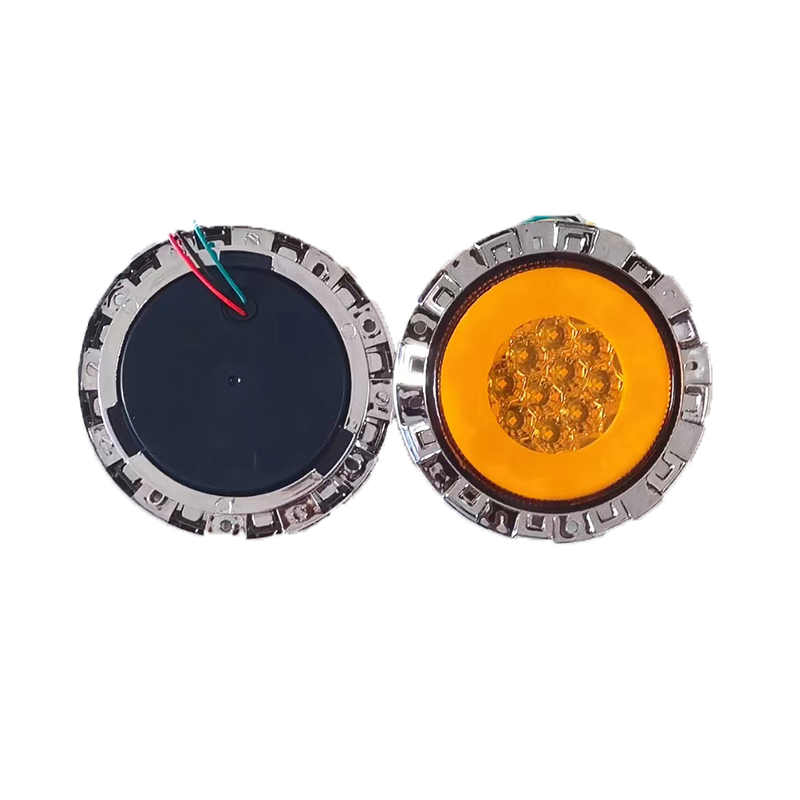 led car, truck, trailer, truck taillights, rear lights, turn signals, brake lights, reverse lights, signal lights, side lights, and combination lights Specification drawing