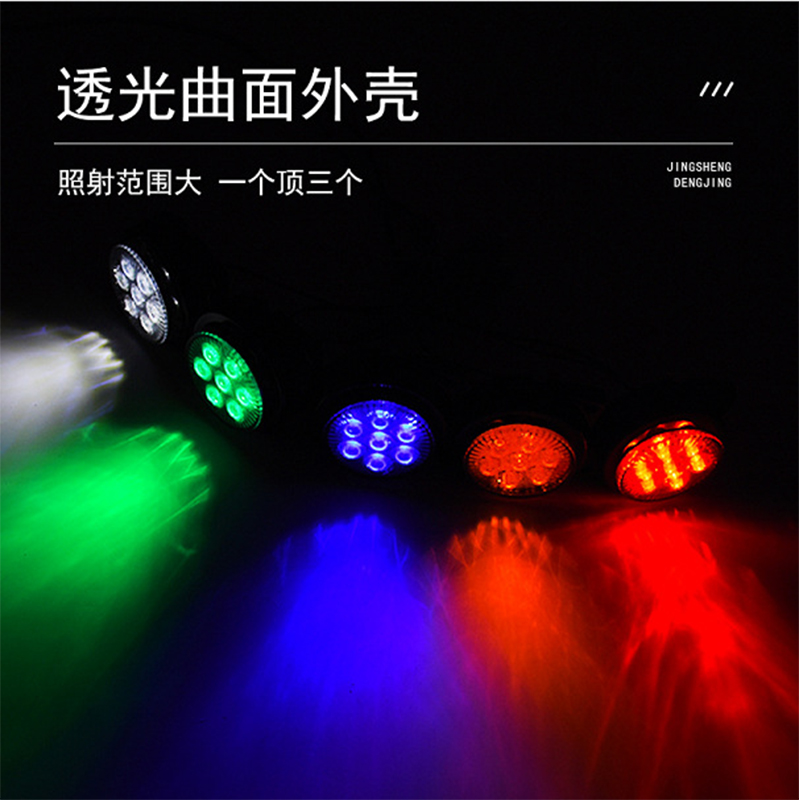 24V LED circular side light for general use on trucks, constantly lit exterior top side light, taillight, side light and width indicator light Application Scenario