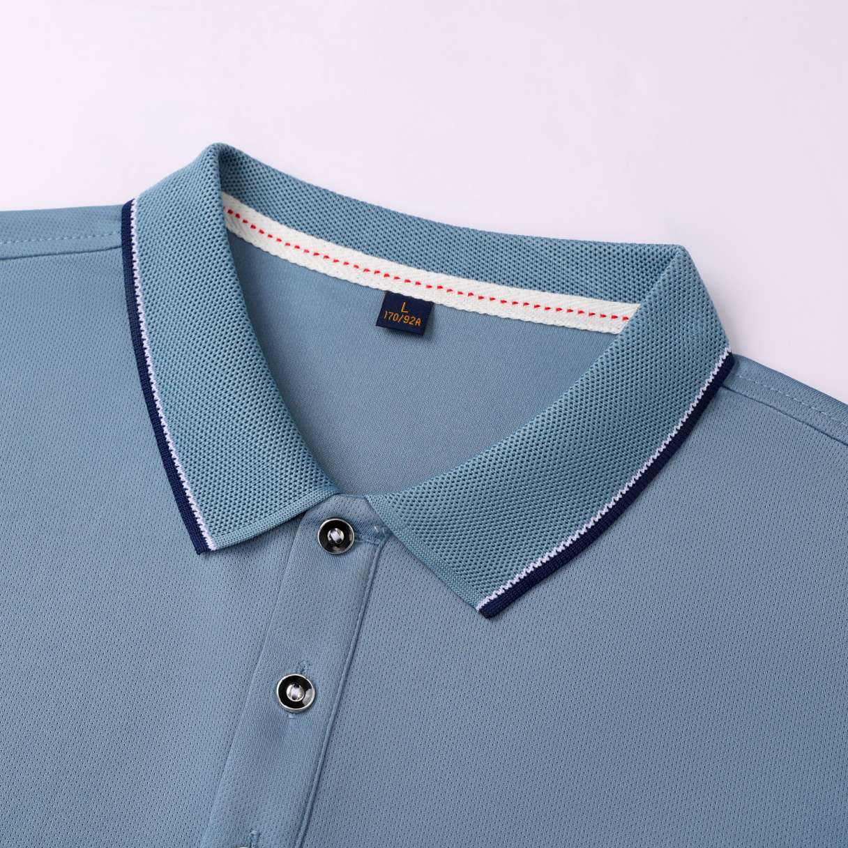 The New Cross-Border High-End Small-Neck Quick-Drying Two-Tone Short-Sleeved Polo Advertising Shirt With A Lapsed Collar For Both Men And Women Is Now Available. The Shirt Is Comfortable, Breathable, Fashionable, Casual And Trendy As A Base Layer Application Scenario