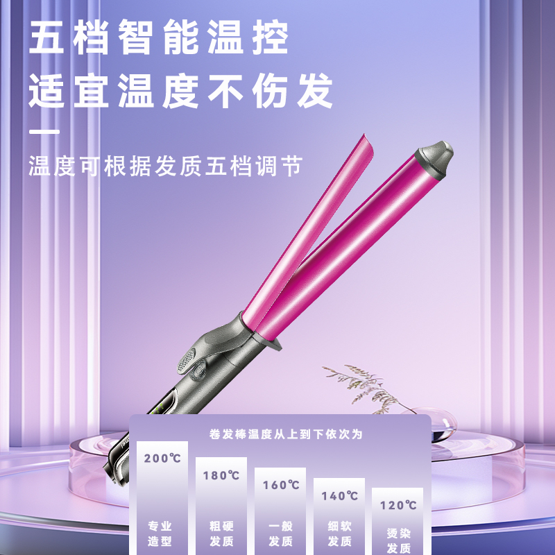 多功能卷发梳/Dyson/卷发棒/无线便携卷发梳/直发梳细节图