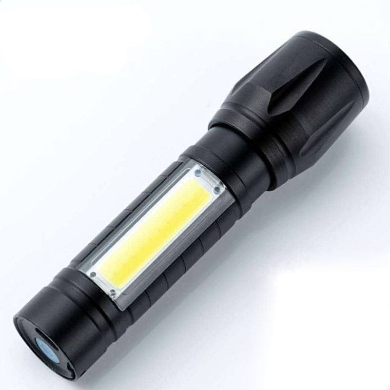 511 Telescopic focusing Flashlight, USB charging aluminum alloy flashlight, Mini Flashlight, Portable white light Mini flashlight details Picture