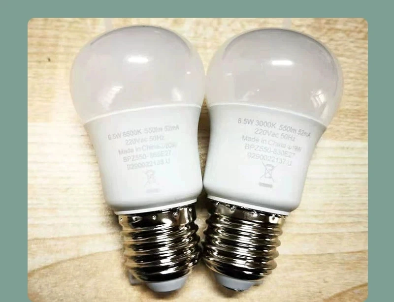 Philips led bulb 6.5W threaded socket e27 screw socket household table lamp chandelier bulb energy-saving bulb detail image 9