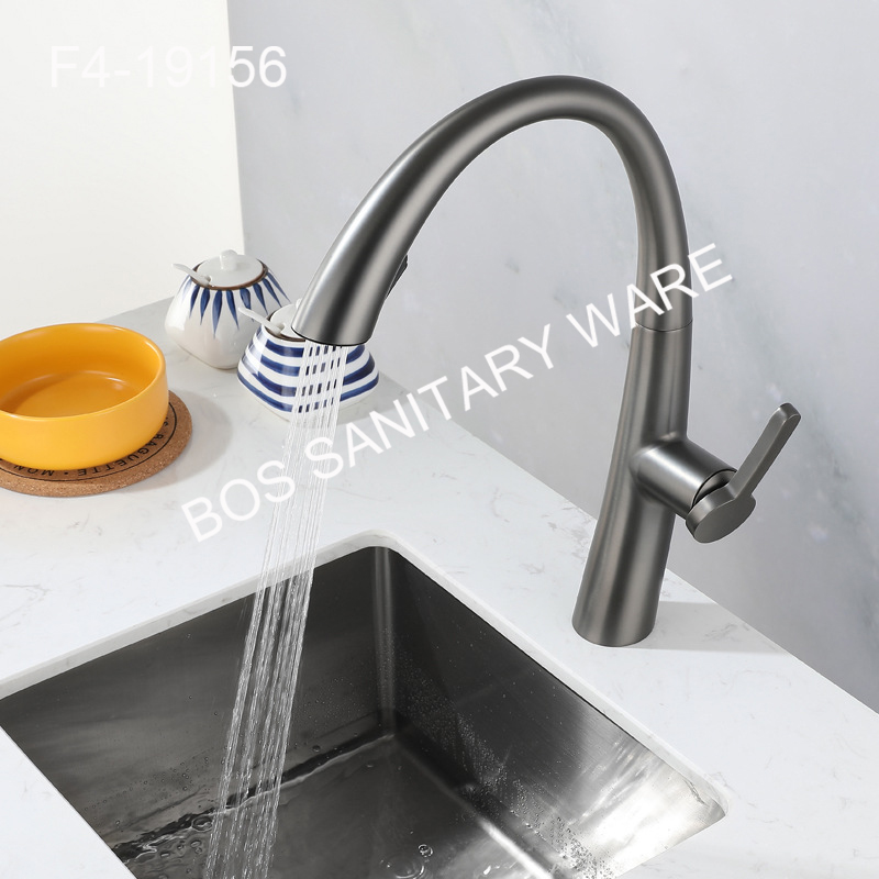 Original manufacturer's hidden pull-out kitchen faucet, kitchen hot and cold water faucet, sink faucet, anti-splash universal rotating telescopic kitchen faucet