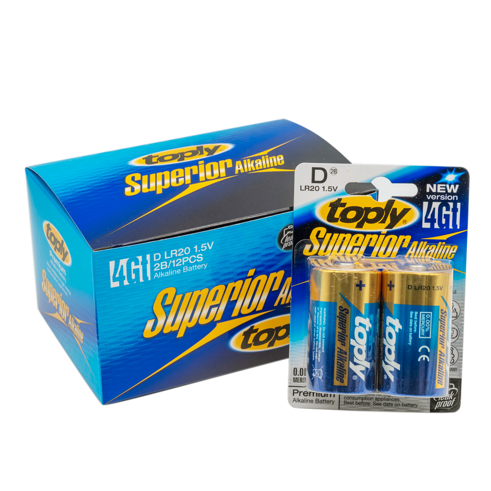 Toply No. 1 alkaline battery details Picture