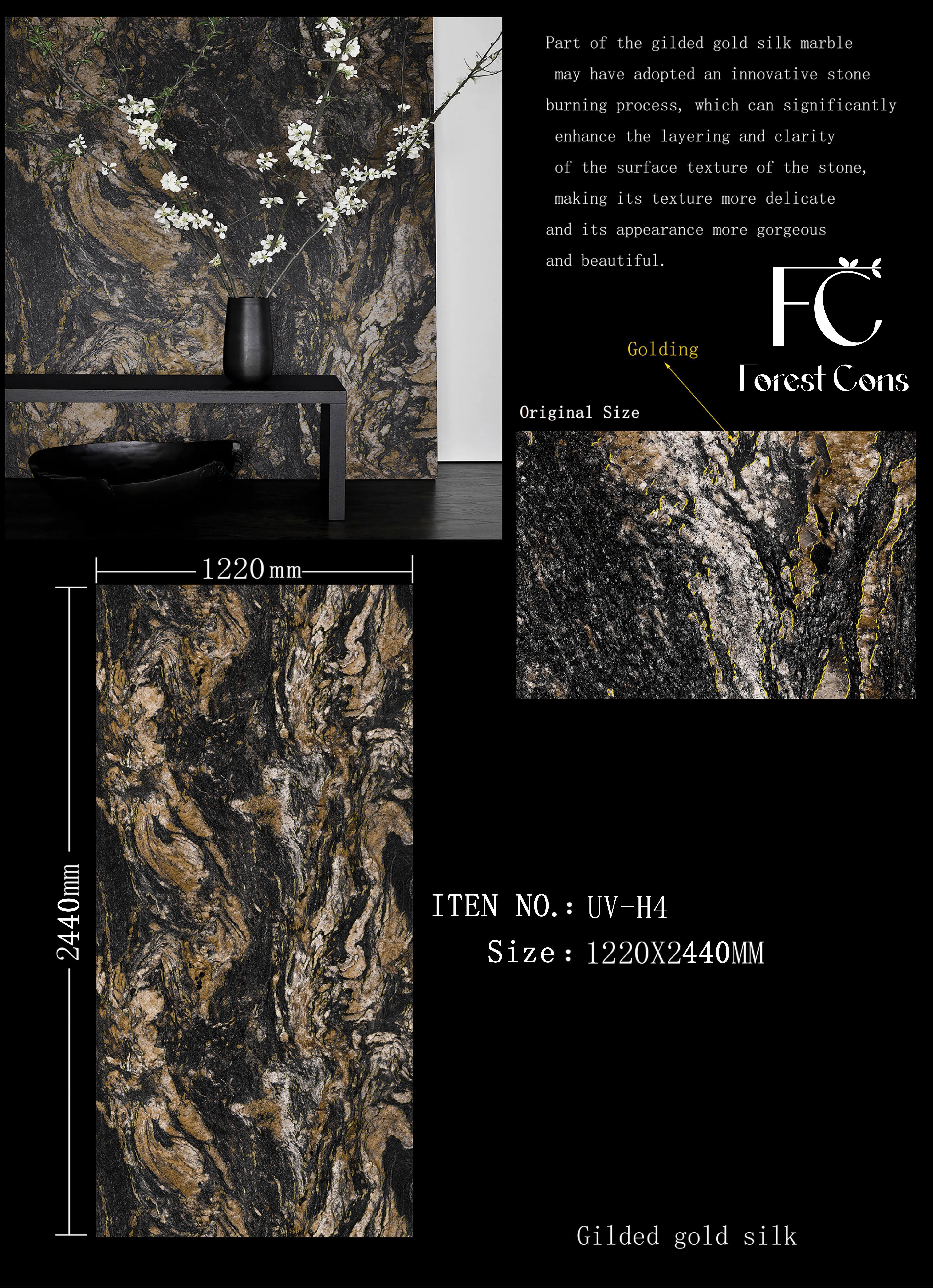 UV marble sheet UV 板镜面高光装饰板 仿石纹立体墙贴 客厅背景墙厨房防水防潮板材墙板装饰板pvc+++详情3