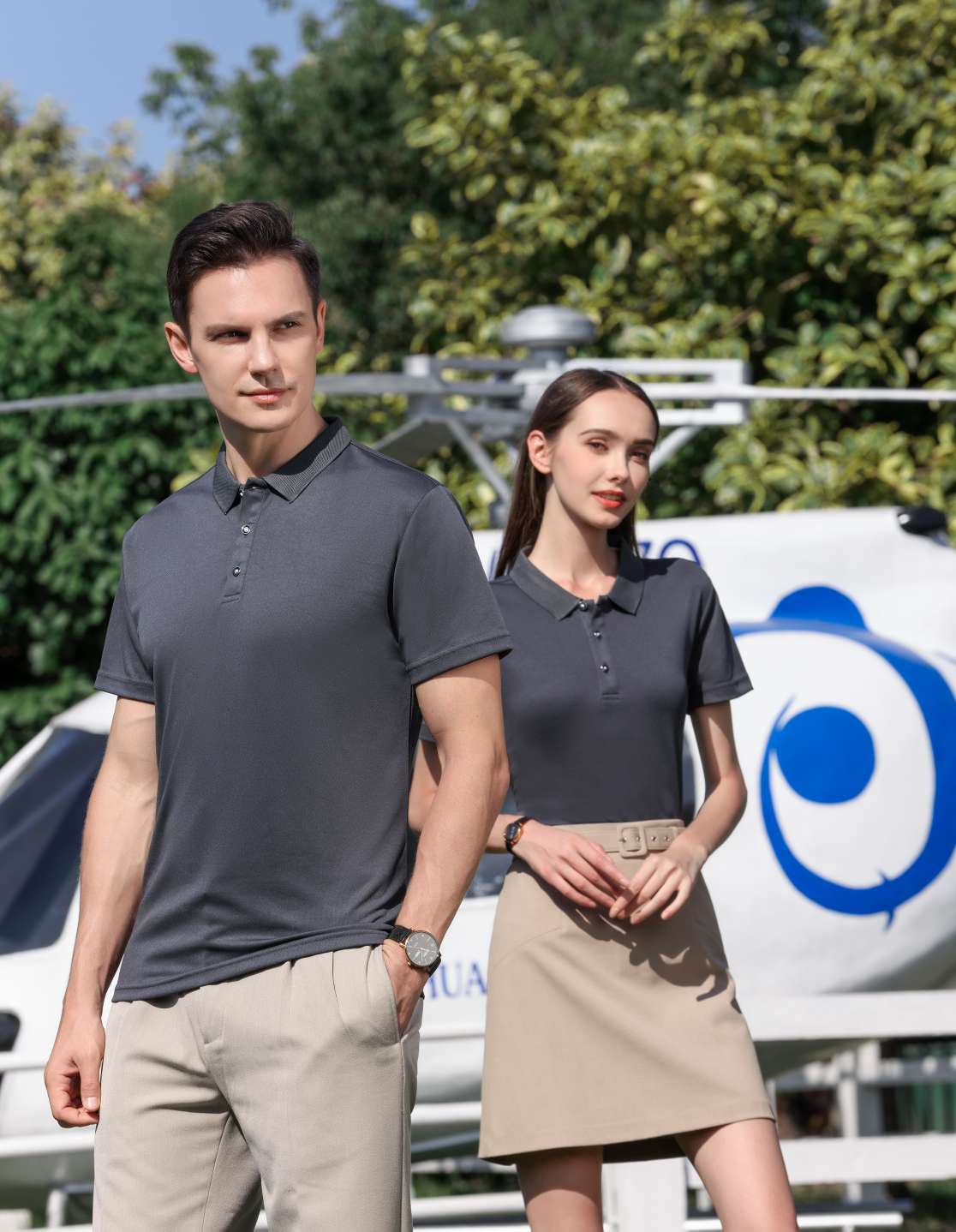 The New Cross-Border High-End Small-Neck Quick-Drying Solid-Color Short-Sleeved Solid-Color Polo Advertising Shirt And Cultural Shirt, Comfortable, Breathable, Fashionable, Casual And Trendy Base Shirt Is Now Available Specification drawing
