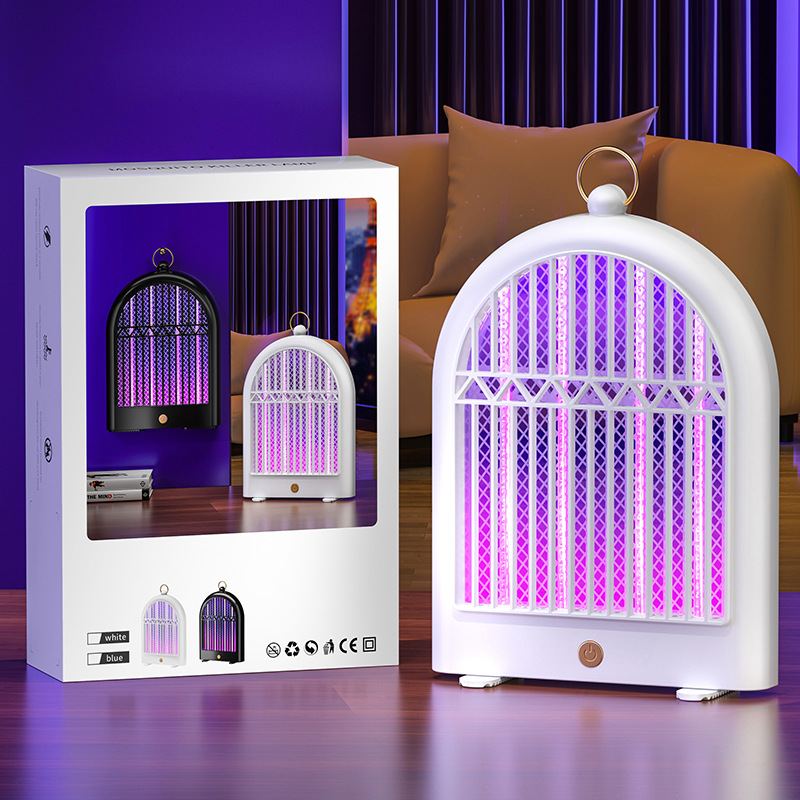 New cross-border electric shock mosquito killer, a household mosquito-killing wonder, mosquito repellent lamp, outdoor mosquito repellent, usb mosquito trap and capture lamp, night light, electronic mosquito killer Item Picture