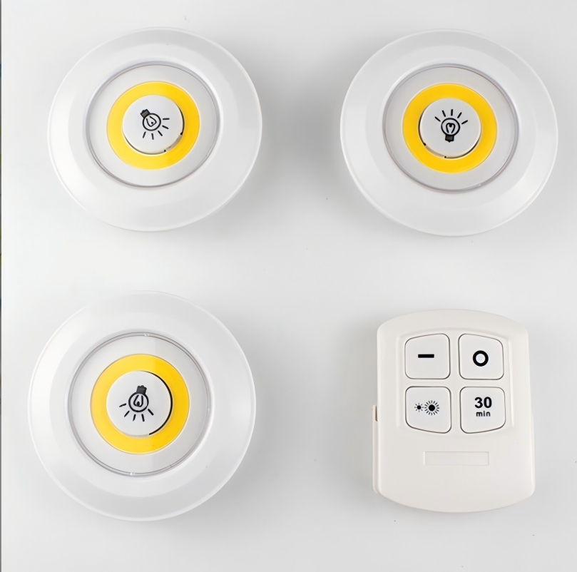 COB remote control sensor pat light, bedside milk feeding light, bedroom wardrobe cabinet light, touch night light Specification image