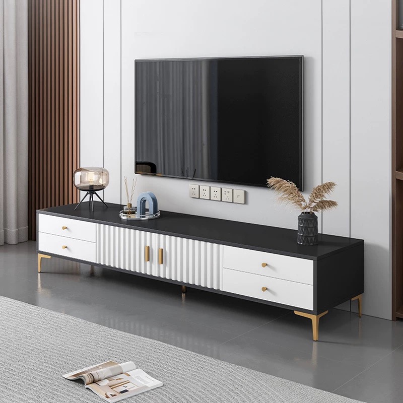 电视柜家用落地简约现代小户型客厅茶几卧室轻奢意式新款电视机柜