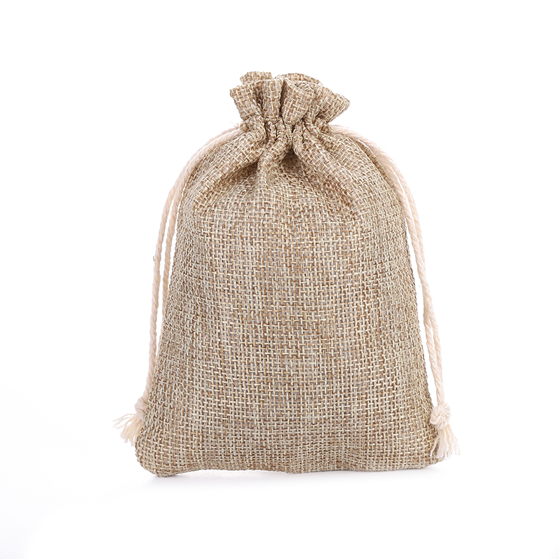 9*12cm本防麻布袋礼品袋束口袋麻布袋地推商品文创产品详情2