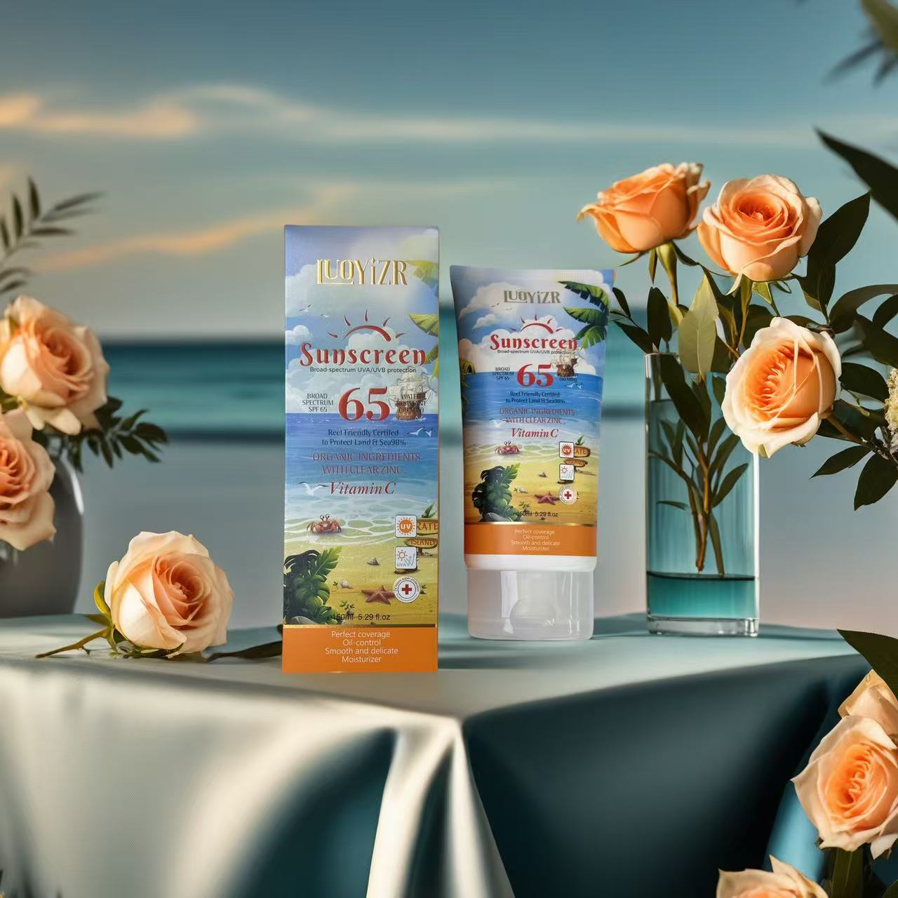 LuoYiZR High Protection  Sunscreen SPF65 PA+++ details Picture