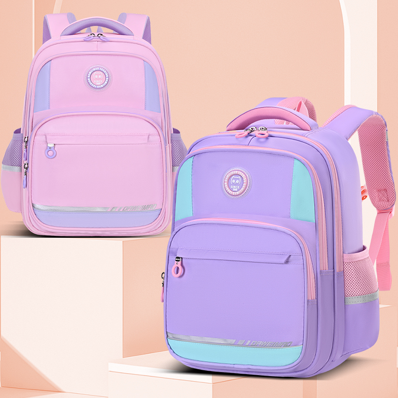 Big-tailed Cat primary School students' backpack for reducing burden and protecting the spine, trendy and fashionable backpacks for boys and girls, children's lightweight, waterproof, tear-resistant, wear-resistant and dirt-resistant large-capacity lightweight backpacks Item Picture