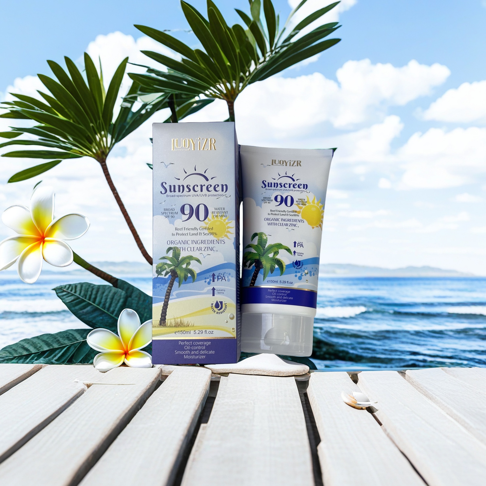 LuoYiZR High Protection  Sunscreen SPF90 PA+++|防晒 pic 3