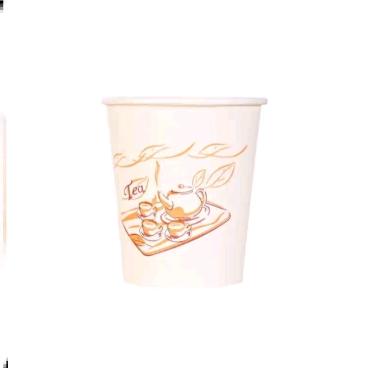 078-100 disposable paper cups, thickened once, whole box batch of hot drink cups, wedding household water cups Specification image