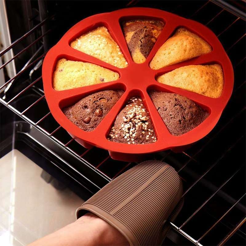 Cross-border air fryer silicone baking tray, silicone pad, odorless rectangular, square, round silicone baking tray pad, wooden product base, tray Item Picture