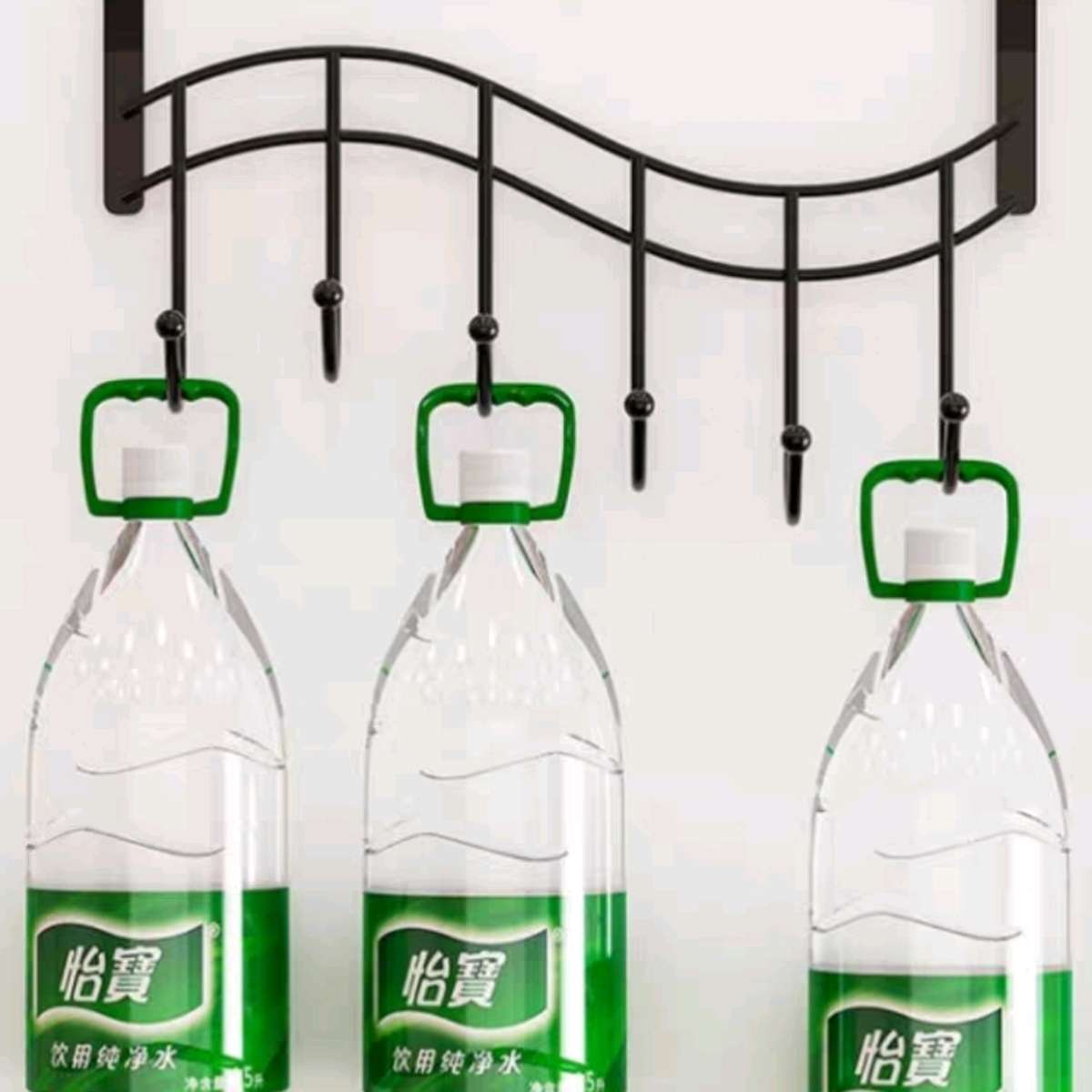 8012 door rear hook, no need for drilling, thickened wall storage rack, seamless scarf hanging rack for bedroom and dormitory door storage, universal details Picture