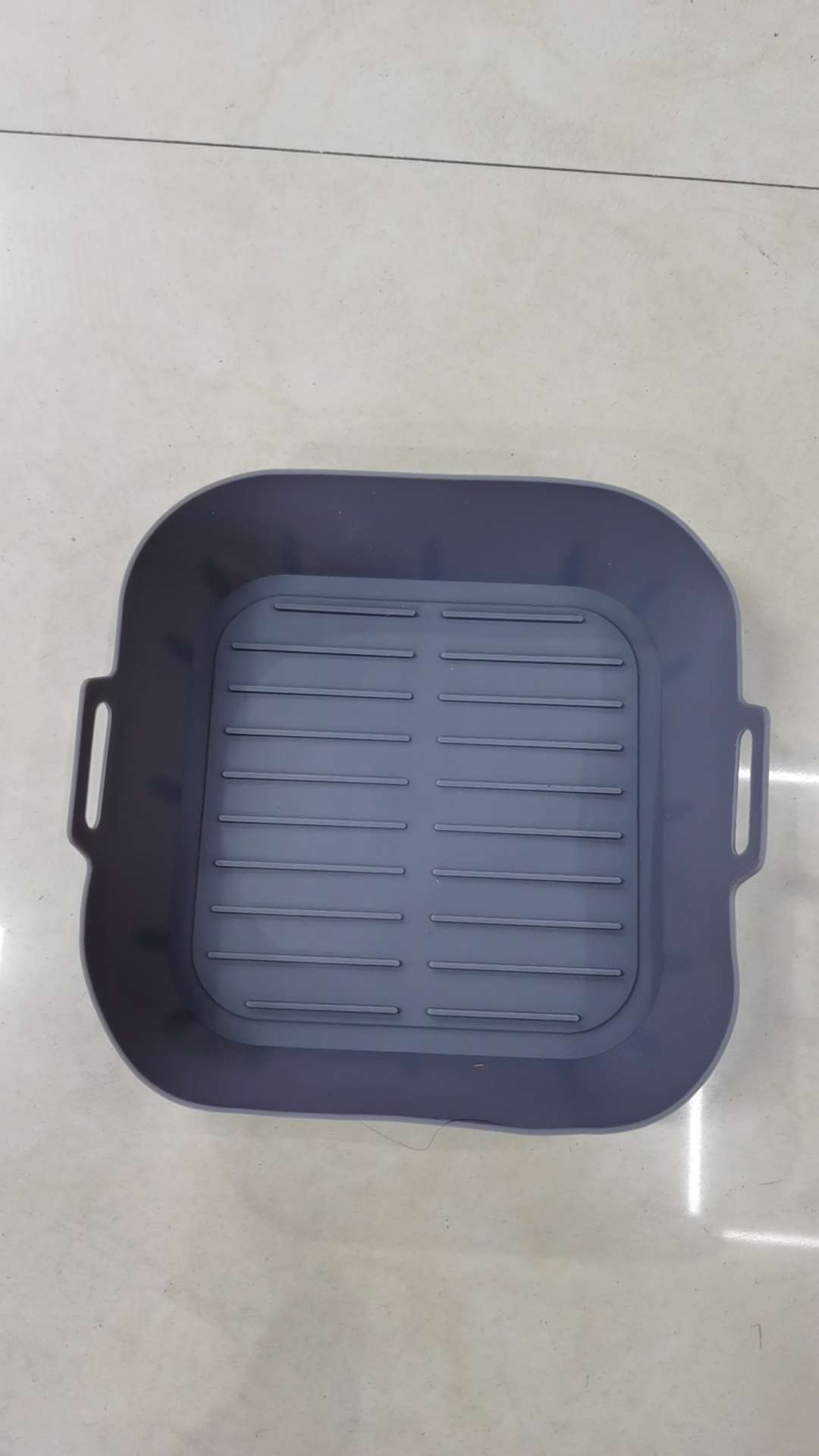 Cross-border air fryer silicone baking tray, silicone pad, odorless rectangular, square, round silicone baking tray pad, wooden product base, tray undefined